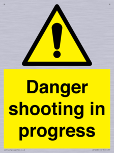 Danger shooting in progress